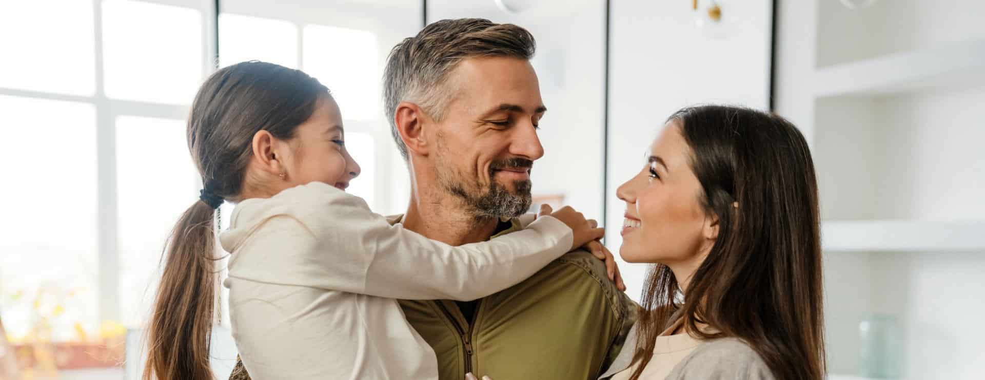 man flossing his teeth in mount pleasant wisconsin